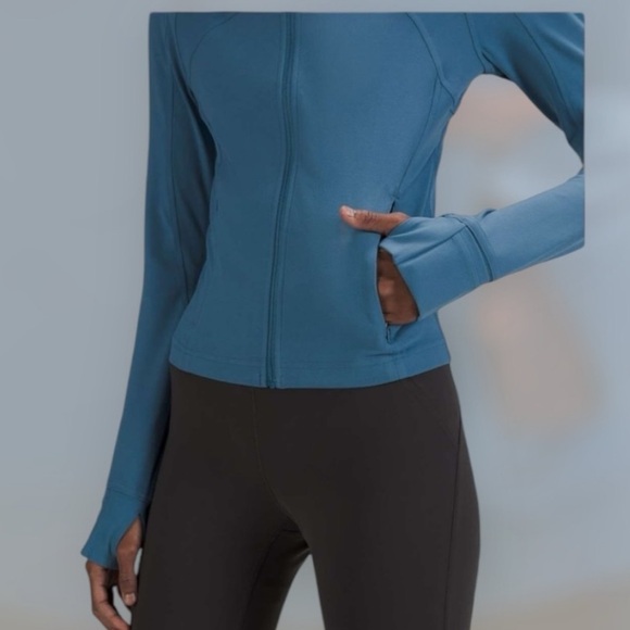 Lululemon Nulu Cropped Define Jacket - Denim - Picture 9 of 10